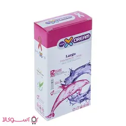 کاندوم ایکس دریم مدل لارگو بسته 12 عددی