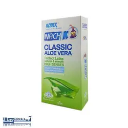 کاندوم ناچ کدکس مدل آلوئه ورا بسته 12 عددی