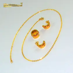 نیم ست زنانه رزگلد طلایی نئوگلوری - Neoglory | آسوکالا