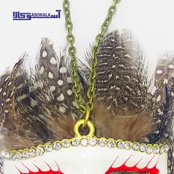 گردنبند زنانه رولباسی طرح نقاب