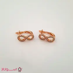 گوشواره زنانه ژوپینگ طرح بی نهایت کد 101