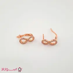 گوشواره زنانه ژوپینگ طرح بی نهایت کد 101