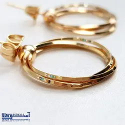 گوشواره زنانه ژوپینگ حلقه ای