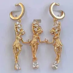 نیم ست زنانه ژوپینگ طرح بالرین طلایی کد 010