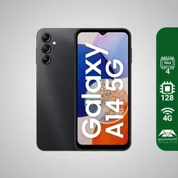 گوشی موبایل سامسونگ Galaxy A14 - حافظه 128G- رم 4G - مشکی