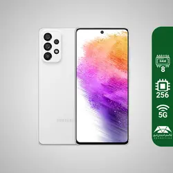گوشی موبایل سامسونگ Galaxy A73 5G - حافظه 265G - رم 8G - سفید