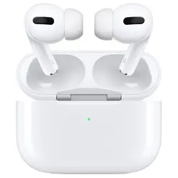 هدفون بی‌ سیم اپل مدل AirPods Pro همراه با محفظه شارژ (جعبه باز)