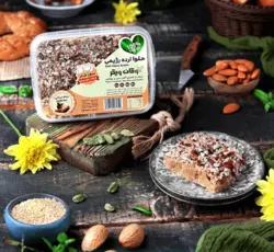 حلوا ارده رژیمی بادام درختی کوچک - بارادلند