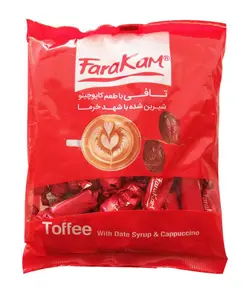 تافی کاپوچینو شیرین شده با شهد خرما فراکام - بارادلند