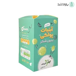 آبنبات پولکی بدون شکر لیمویی بیلو - 210 گرم - بارادلند
