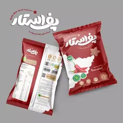 اسنک گیاهی چهار غله پف استار در طعم های مختلف - بارادلند