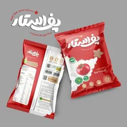 اسنک گیاهی چهار غله پف استار در طعم های مختلف - بارادلند