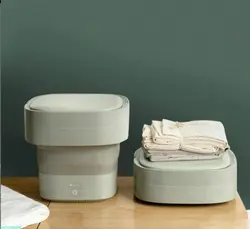 لباسشویی تاشو مسافرتی و قابل حمل (مینی واش تاشو _ مینی واش مسافرتی) برند شیاومینی ا Portable Folding Washing Machine