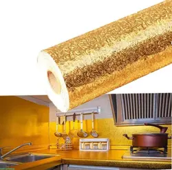 روکش کابینت نقره ای و طلایی برچسب و فویل در متراژ مختلف