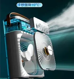 کولر بخوردار خنک‌ کننده کوچک و جادار رومیزی اصل مدل 2024