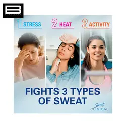 استیک ضد تعریق زنانه سکرت مدل CLINICAL ACTIVE FRESH - وب سایت فروشگاهی بی درنگ
