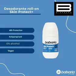 دئودورانت اسکین پروتکت پلاس باباریا Babaria skin protect 50ml - وب سایت فروشگاهی بی درنگ
