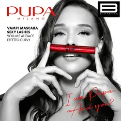 ریمل حجم دهنده و حالت دهنده ومپ لش پوپا VAMP LASHES Daring Volume Mascara Curvy Effect PUPA - وب سایت فروشگاهی بی درنگ