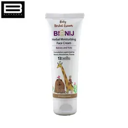 کرم مرطوب‌کننده صورت گیاهی نوزادان و کودکان بیونیج - وب سایت فروشگاهی بی درنگ