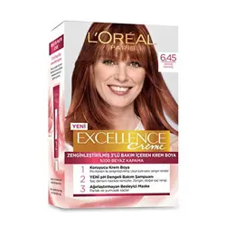 کیت رنگ مو لورال سری EXCELLENCE مسی قهوه ای6.45 - وب سایت فروشگاهی بی درنگ