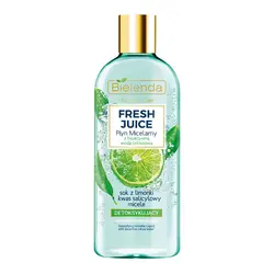 محلول پاک‌کننده سم زدا پوست چرب بی یلندا FRESH JUICE DETOXIFYING MICELLAR LIQUID WITH BIOACTIVE CITRUS WATER LIME JUICE BIELENDA - وب سایت فروشگاهی بی درنگ