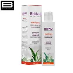 شامپو گیاهی بیونیج مخصوص موهای خشک HERBAL SHAMPOO FOR DRY HAIR - وب سایت فروشگاهی بی درنگ