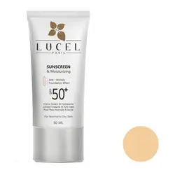 ضد آفتاب کرم پودری ضد چروک و آبرسان با spf 50 لایت LUCEL - وب سایت فروشگاهی بی درنگ