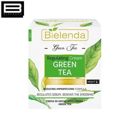کرم شب بازسازی کننده بی یلندا حاوی عصاره برگ چای سبز BIELENDA - وب سایت فروشگاهی بی درنگ