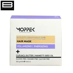 ماسک موحجم دهنده موپک  VOLUMIZING HAIR MASK MOPPEK - وب سایت فروشگاهی بی درنگ