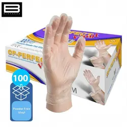 دستکش ونیل 100 تایی - وب سایت فروشگاهی بی درنگ