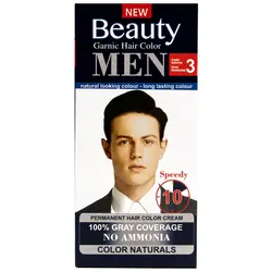 رنگ مو مردانه قهوه ای تیره شماره 3 Beauty - وب سایت فروشگاهی بی درنگ