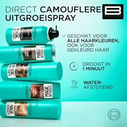 اسپری کانسیلر ریشه موی مجیک اورال مشکی NOIR - وب سایت فروشگاهی بی درنگ