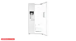 یخچال و فریزر ساید بای ساید دوو مدل D2S-3133MW رنگ سفید متالیک