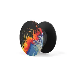 قاب گوشی موبایل و پاپ سوکت طرح رنگ روغن کد 1977