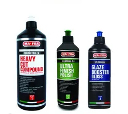 پکیج پولیش های سه مرحله ای مفرا Mafra Polish and Wax Package