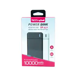 پاور بانک تسکو مدل TP 827 ظرفیت 10000 میلی آمپر ساعت