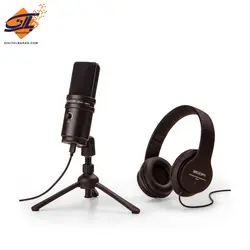 پکیج میکروفون یو اس بی و هدفون زوم مدل ZUM-2 USB Podcast Mic Pack