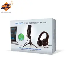 پکیج میکروفون یو اس بی و هدفون زوم مدل ZUM-2 USB Podcast Mic Pack