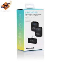 میکروفن بی سیم یقه ای سارامونیک Saramonic Blink 100 B6