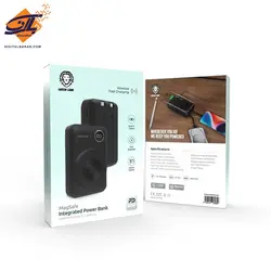 پاوربانک ۲۰۰۰۰ گرین لاین مدل MagSafe Integrated