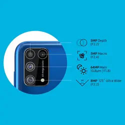 گوشی موبایل سامسونگ مدل Galaxy M31 دو سیم کارت ظرفیت 128 گیگابایت