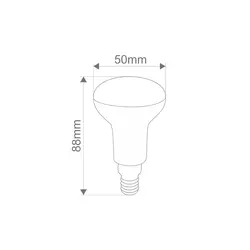 لامپ LED حبابی جهت دار ( گوشکوبی ) 6 وات افراتاب سرپیچ E14