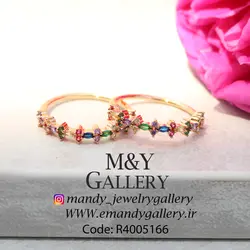 انگشتر برگ رنگی