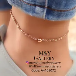 ست دستبند و پابند خاویاری رزگلد