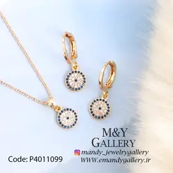 نیم ست چشم نظر طرح طلا