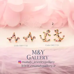 گوشواره های رنگی رنگی