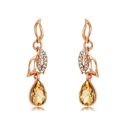 گوشواره آویز شامپاینی