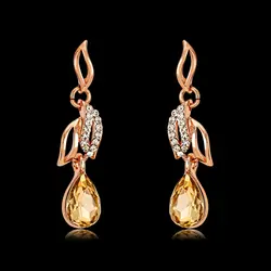 گوشواره آویز شامپاینی