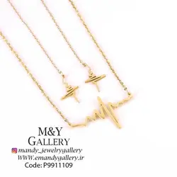 نیم ست استیل طرح ضربان