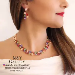 نیم ست جواهری سواروسکی